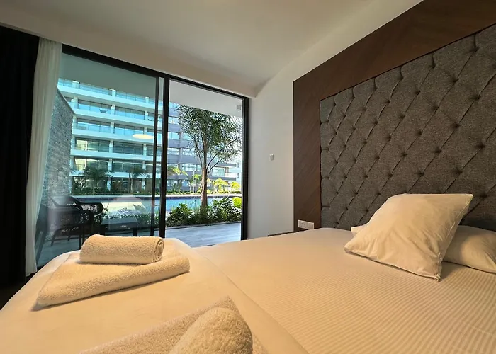 アパート Grand Sapphire Luxury Residences 5 By Myguest Cyprus *